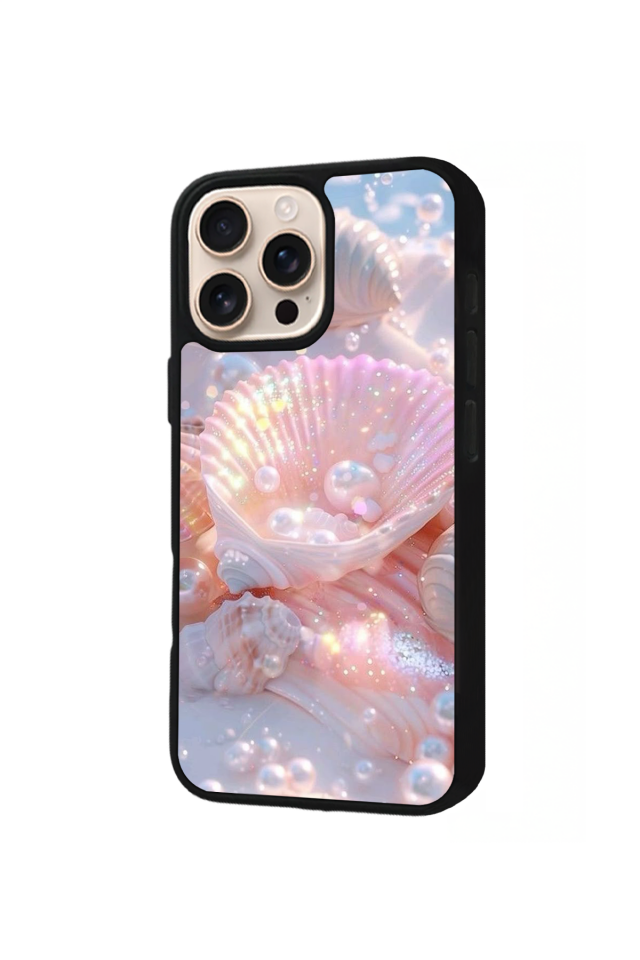 iPhone 14 Pro Max Uyumlu  İnci Tasarımlı Glossy Premium Kılıf