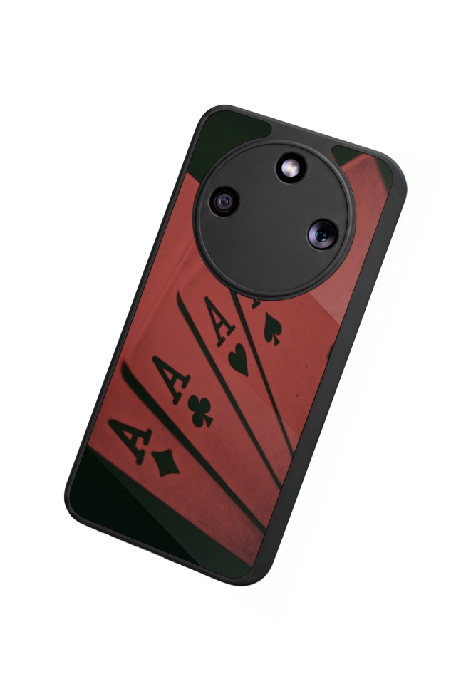 Honor Magic 8 Lite Uyumlu Kart Tasarımlı Glossy Premium Kılıf