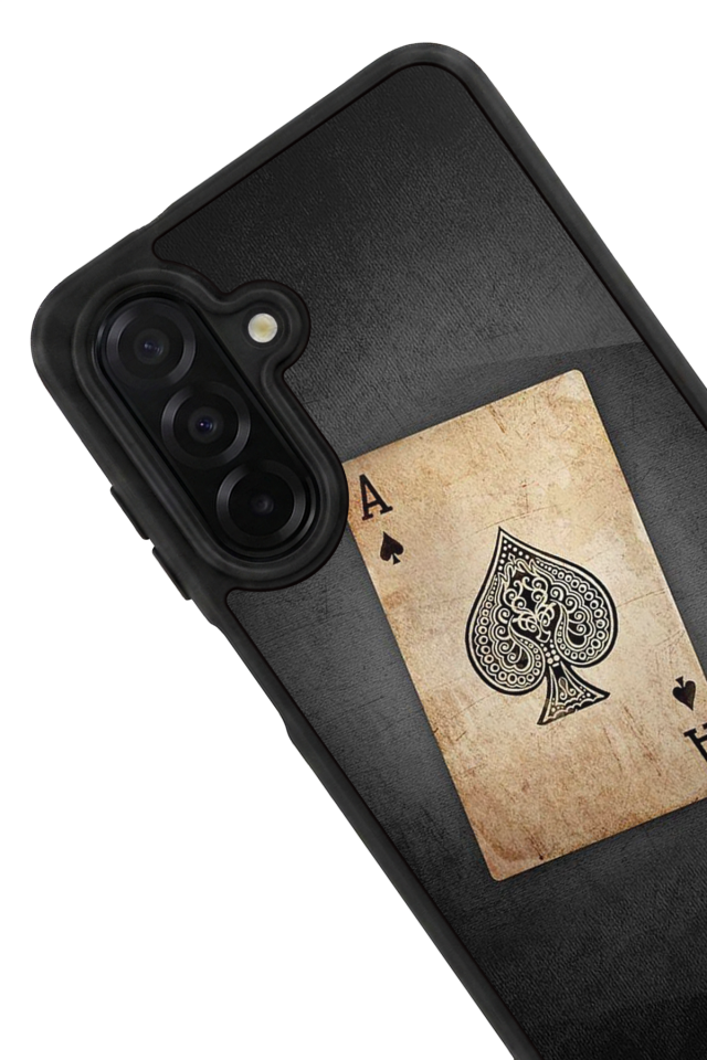 Samsung Galaxy A36 Uyumlu Kart Tasarımlı Glossy Premium Kılıf