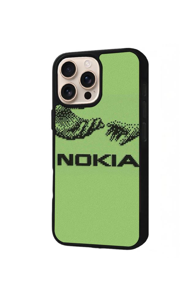 iPhone 15 Pro Uyumlu Nokia Tasarımlı Glossy Premium Kılıf