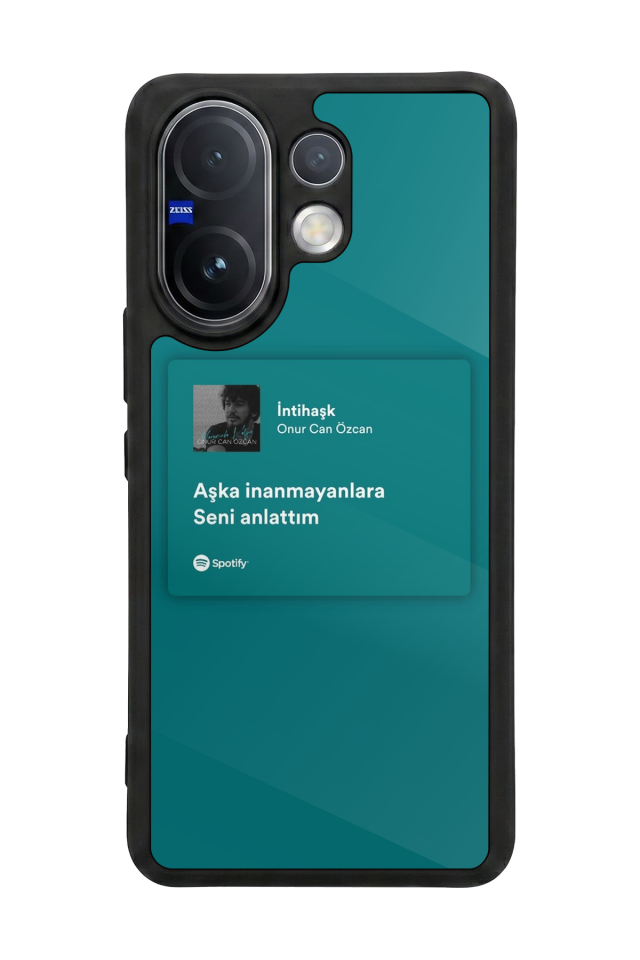 Vivo V60 Uyumlu Sarki Sozleri Tasarımlı Glossy Premium Kılıf