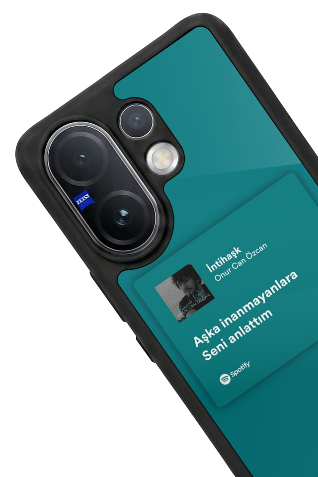 Vivo V60 Uyumlu Sarki Sozleri Tasarımlı Glossy Premium Kılıf