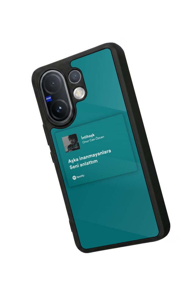 Vivo V60 Uyumlu Sarki Sozleri Tasarımlı Glossy Premium Kılıf
