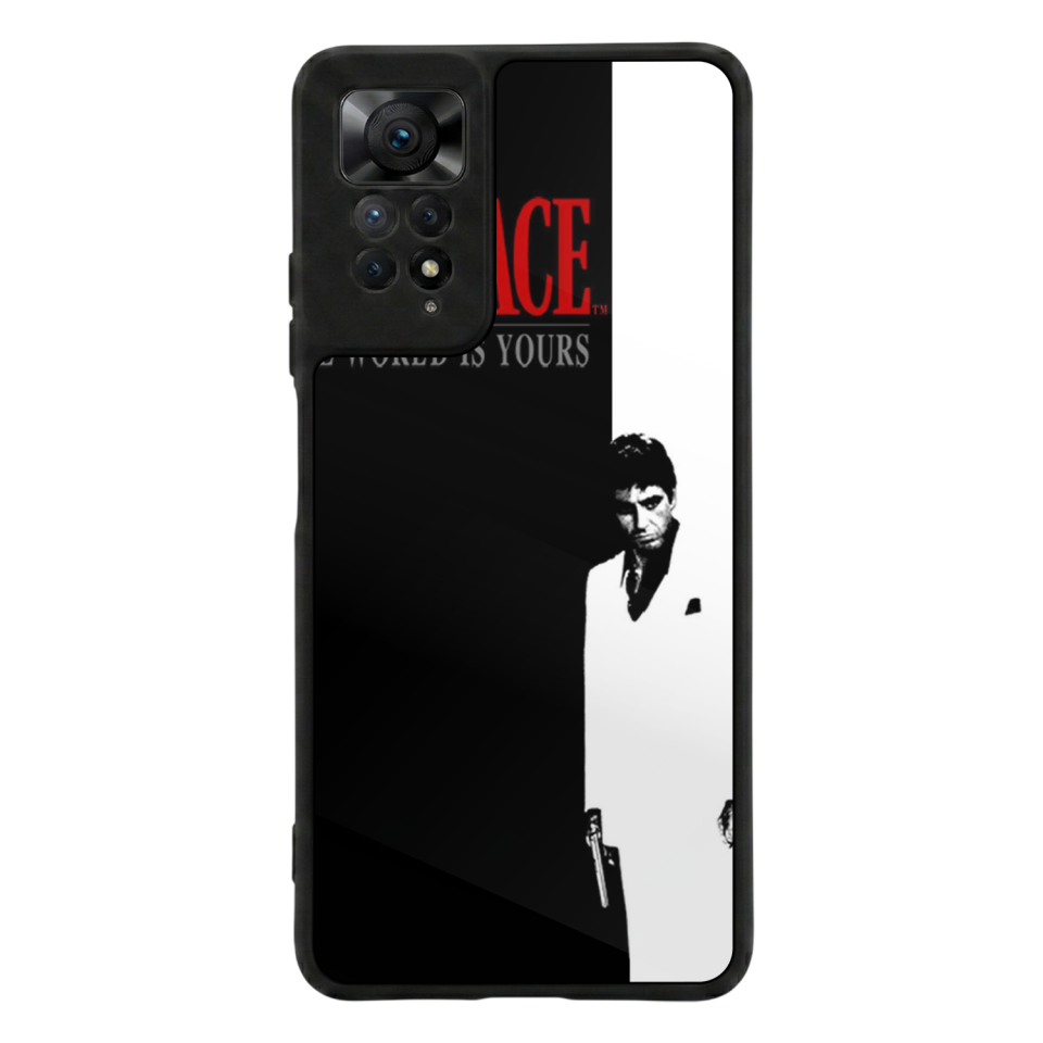 Xiaomi Redmi Note 11 Pro Uyumlu Scarface Tasarımlı Glossy Premium Kılıf