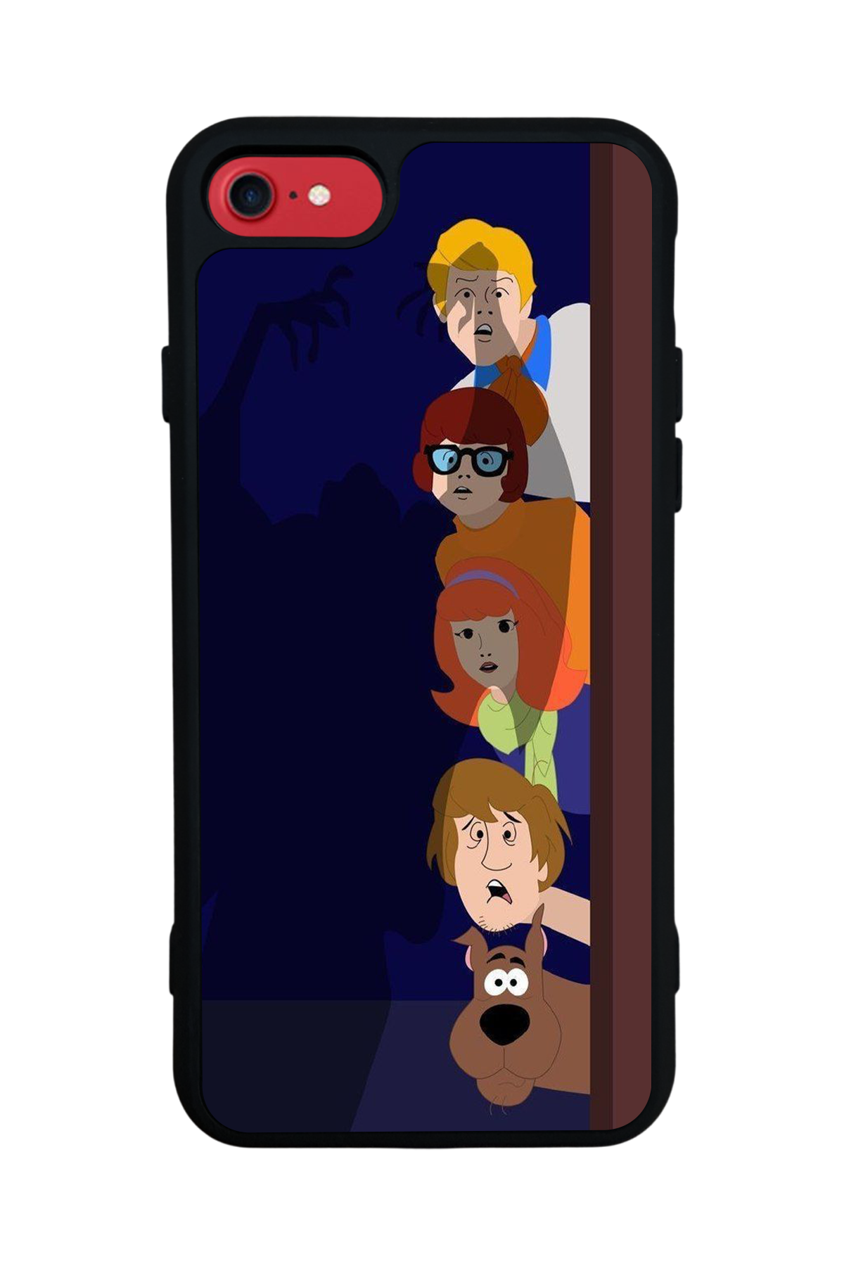 iPhone SE Uyumlu Scooby Doo Tasarımlı Glossy Premium Kılıf