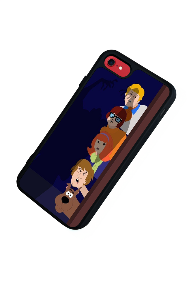 iPhone SE Uyumlu Scooby Doo Tasarımlı Glossy Premium Kılıf