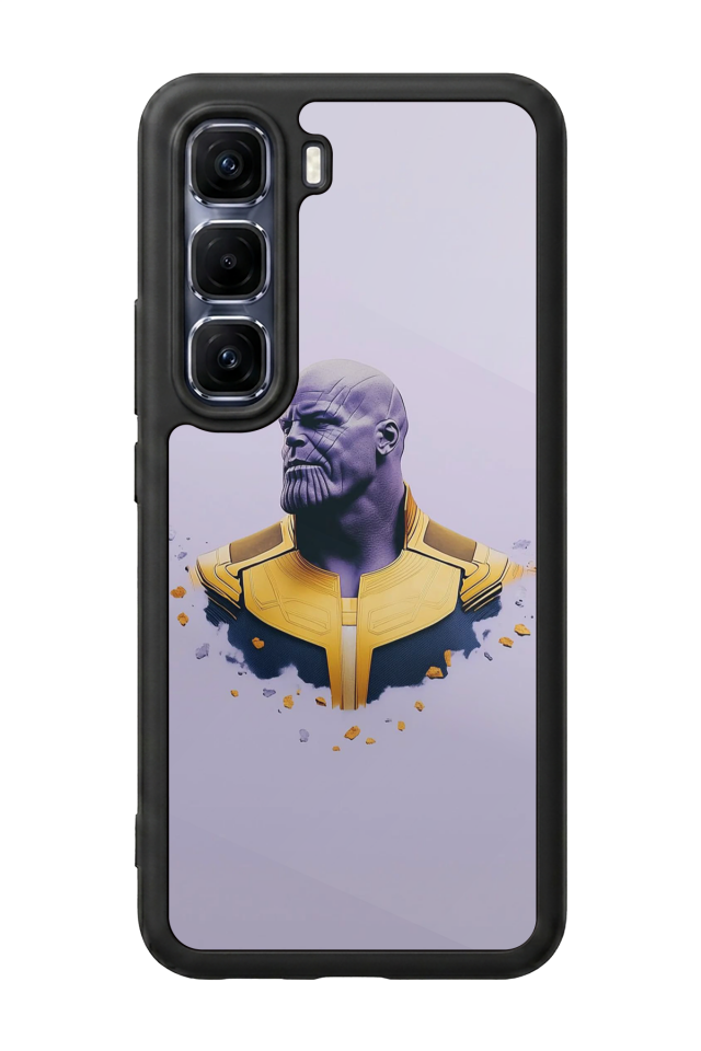 Infinix Hot 60 Pro Plus Uyumlu Thanos Tasarımlı Glossy Premium Kılıf
