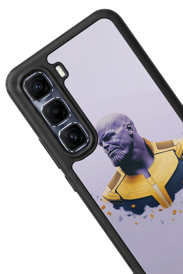 Infinix Hot 60 Pro Plus Uyumlu Thanos Tasarımlı Glossy Premium Kılıf