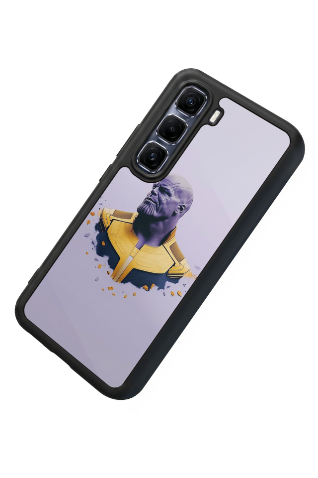 Infinix Hot 60 Pro Plus Uyumlu Thanos Tasarımlı Glossy Premium Kılıf