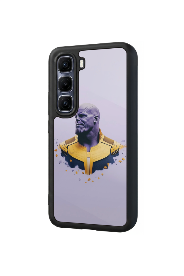 Infinix Hot 60 Pro Plus Uyumlu Thanos Tasarımlı Glossy Premium Kılıf