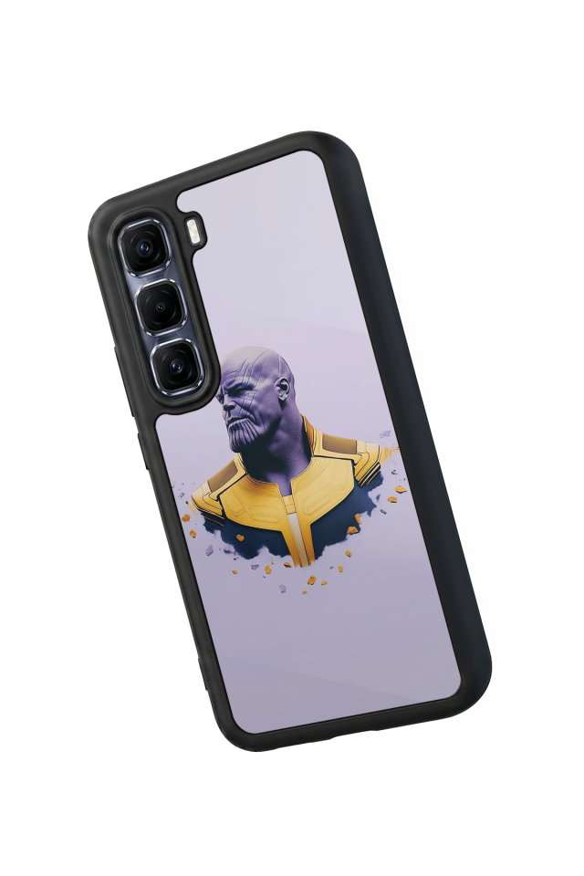 Infinix Hot 60 Pro Plus Uyumlu Thanos Tasarımlı Glossy Premium Kılıf