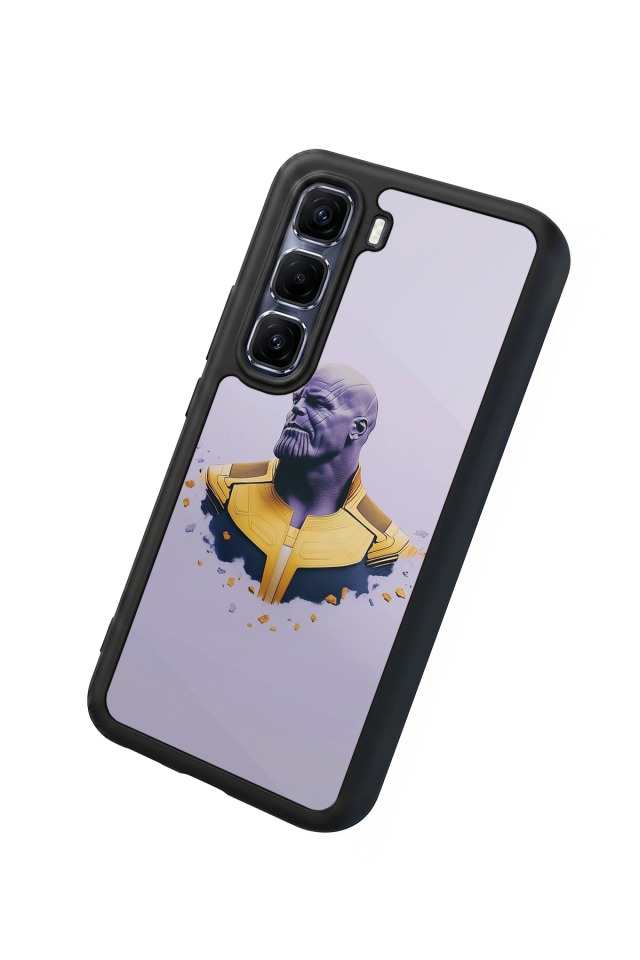 Infinix Hot 60 Pro Plus Uyumlu Thanos Tasarımlı Glossy Premium Kılıf