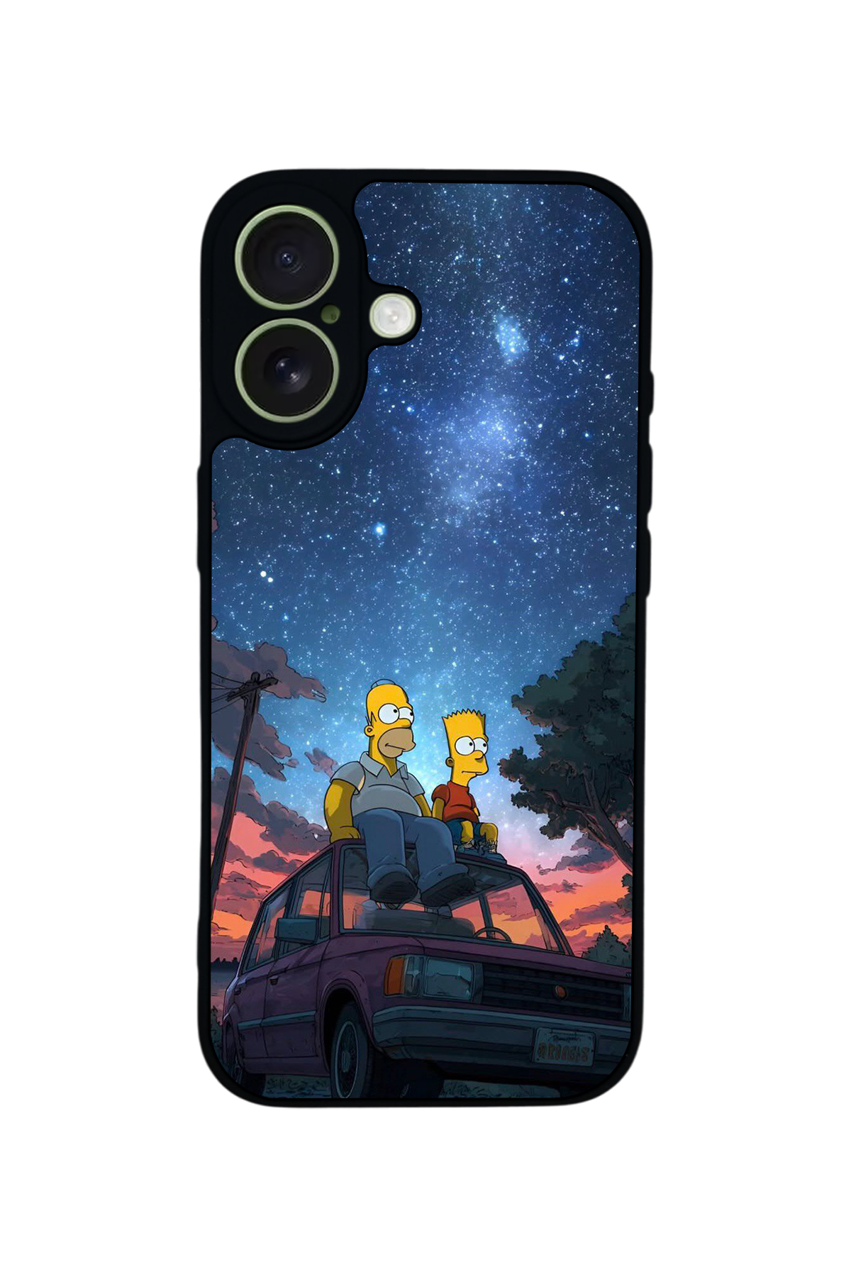 iPhone 17 Uyumlu The Simpsons Tasarımlı Glossy Premium Kılıf