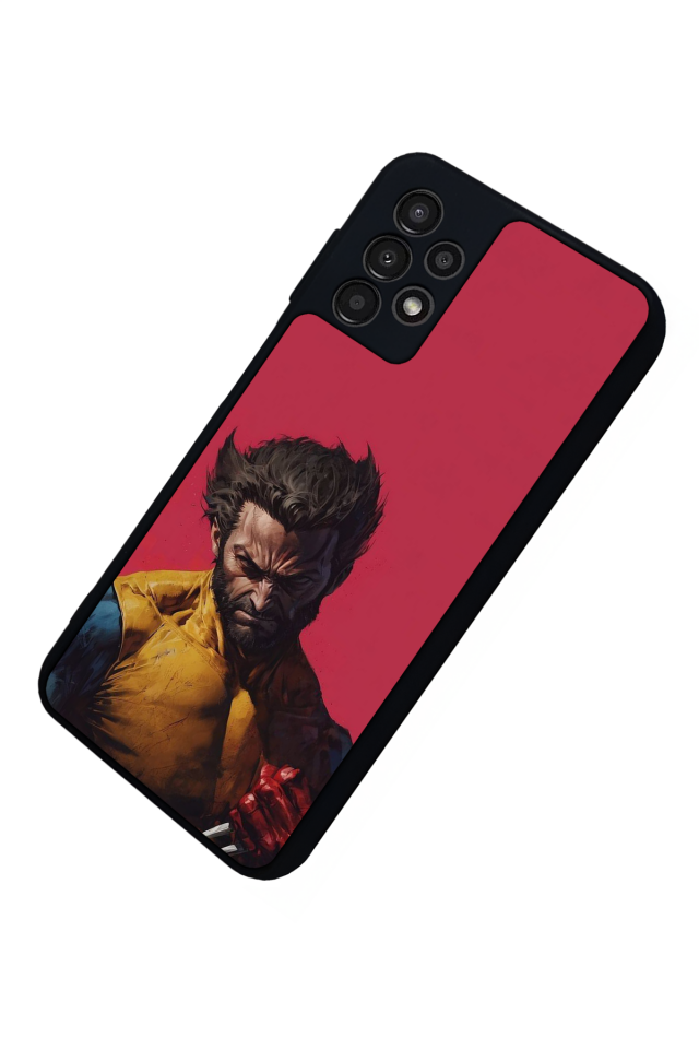 Samsung Galaxy A13 Uyumlu Wolverine Tasarımlı Glossy Premium Kılıf