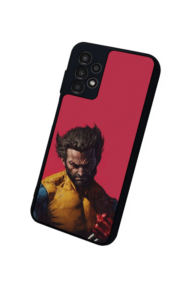 Samsung Galaxy A13 Uyumlu Wolverine Tasarımlı Glossy Premium Kılıf