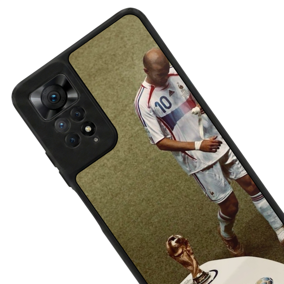 Xiaomi Redmi Note 12 Pro Uyumlu Zidane Tasarımlı Glossy Premium Kılıf