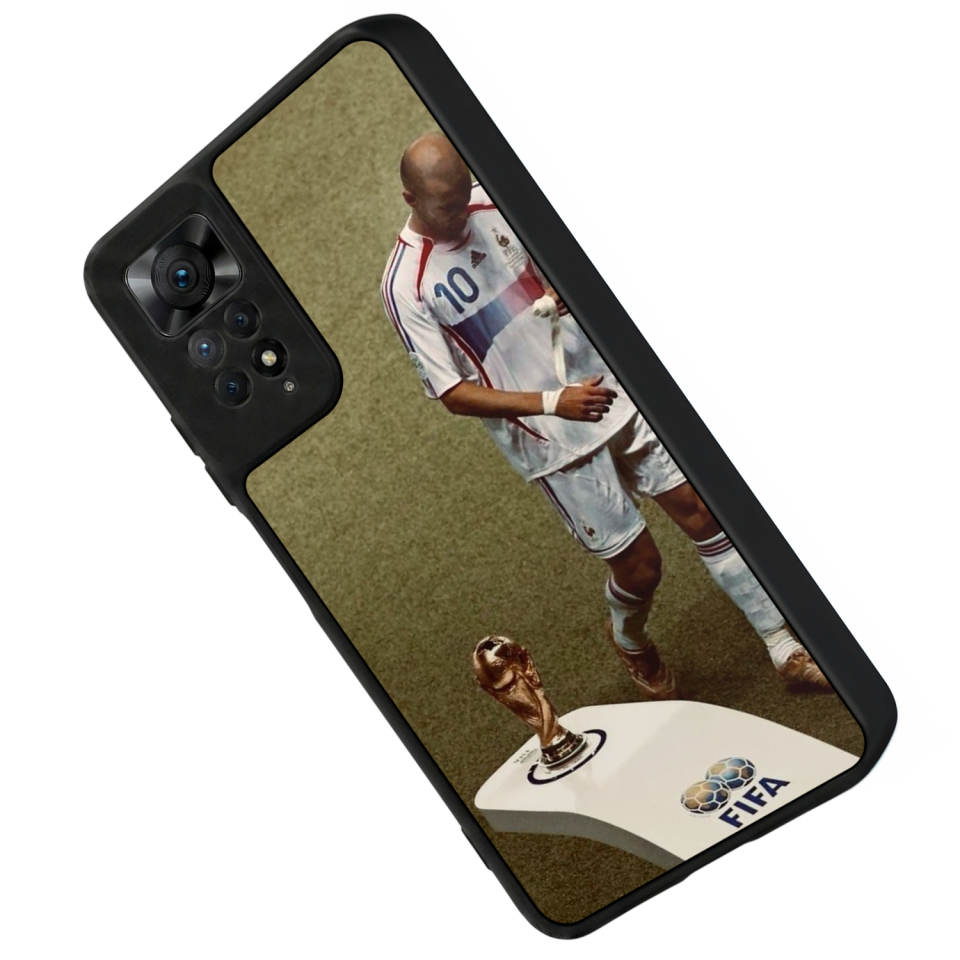 Xiaomi Redmi Note 12 Pro Uyumlu Zidane Tasarımlı Glossy Premium Kılıf