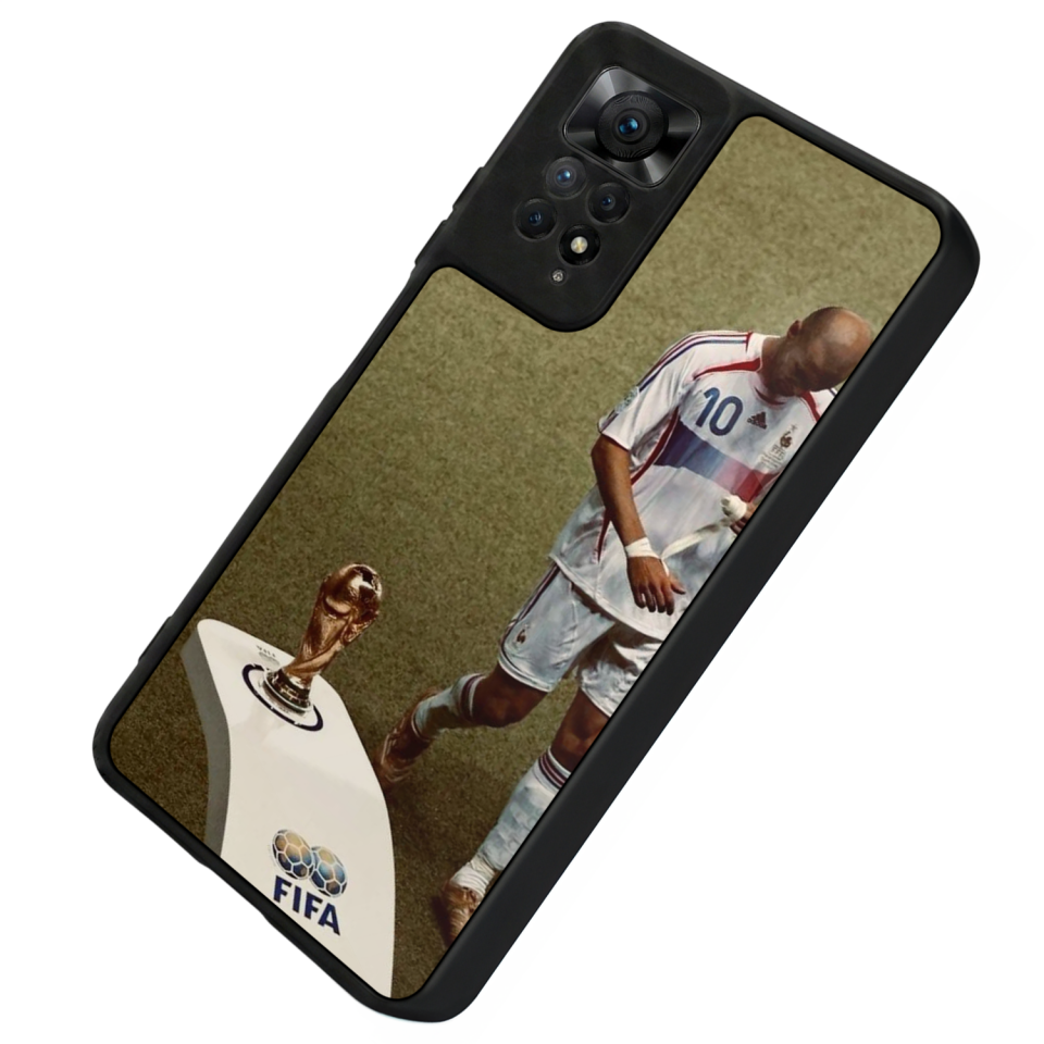 Xiaomi Redmi Note 12 Pro Uyumlu Zidane Tasarımlı Glossy Premium Kılıf