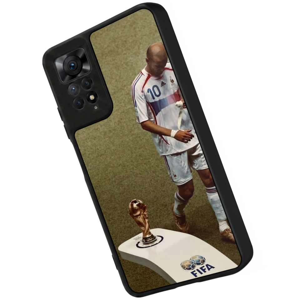 Xiaomi Redmi Note 12 Pro Uyumlu Zidane Tasarımlı Glossy Premium Kılıf