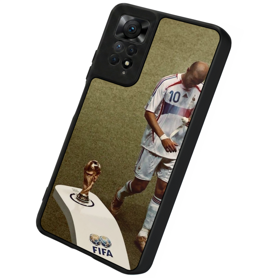 Xiaomi Redmi Note 12 Pro Uyumlu Zidane Tasarımlı Glossy Premium Kılıf
