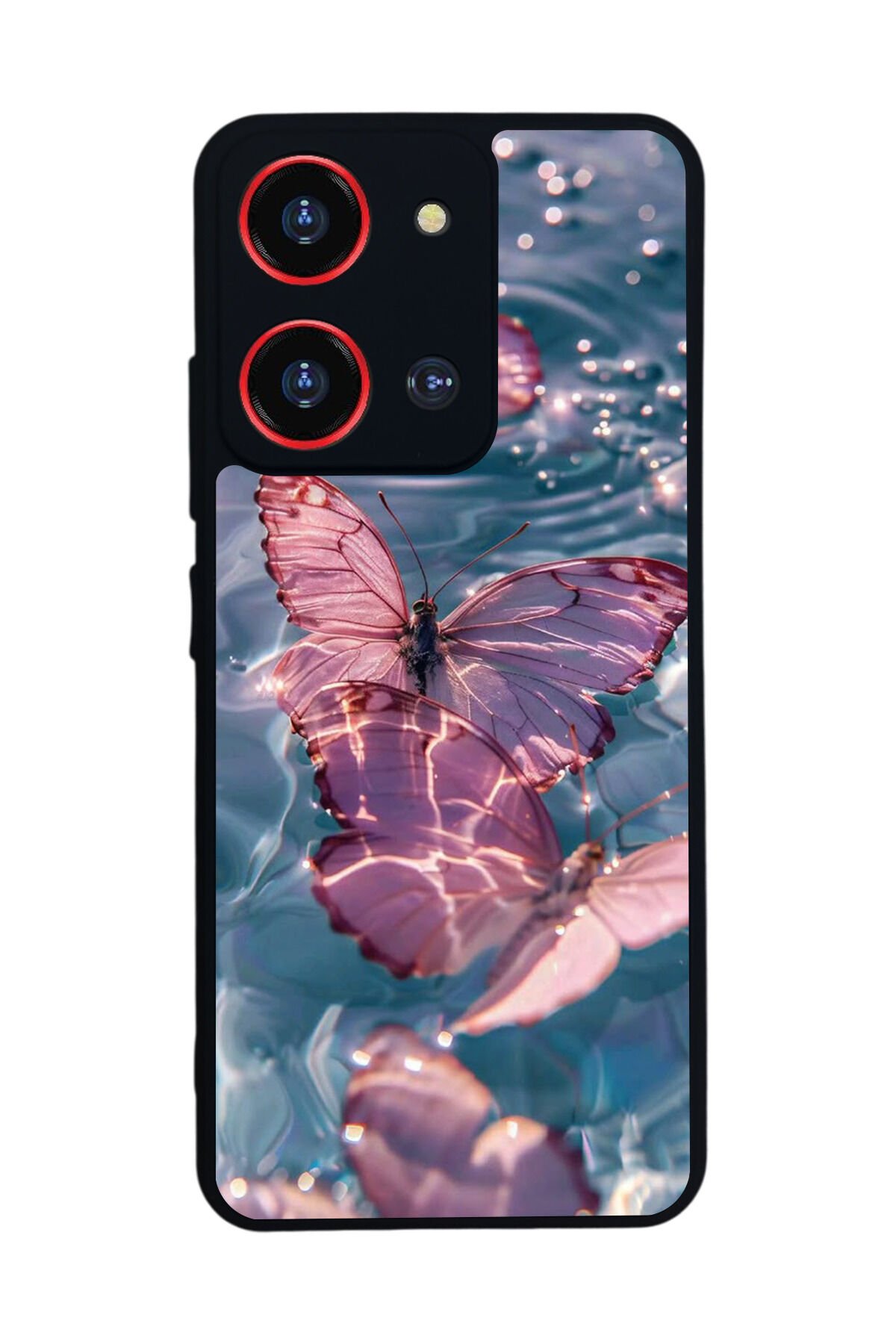 Reeder S19 Max Pro S ZOOM Uyumlu Kelebek Tasarımlı Glossy Premium Kılıf