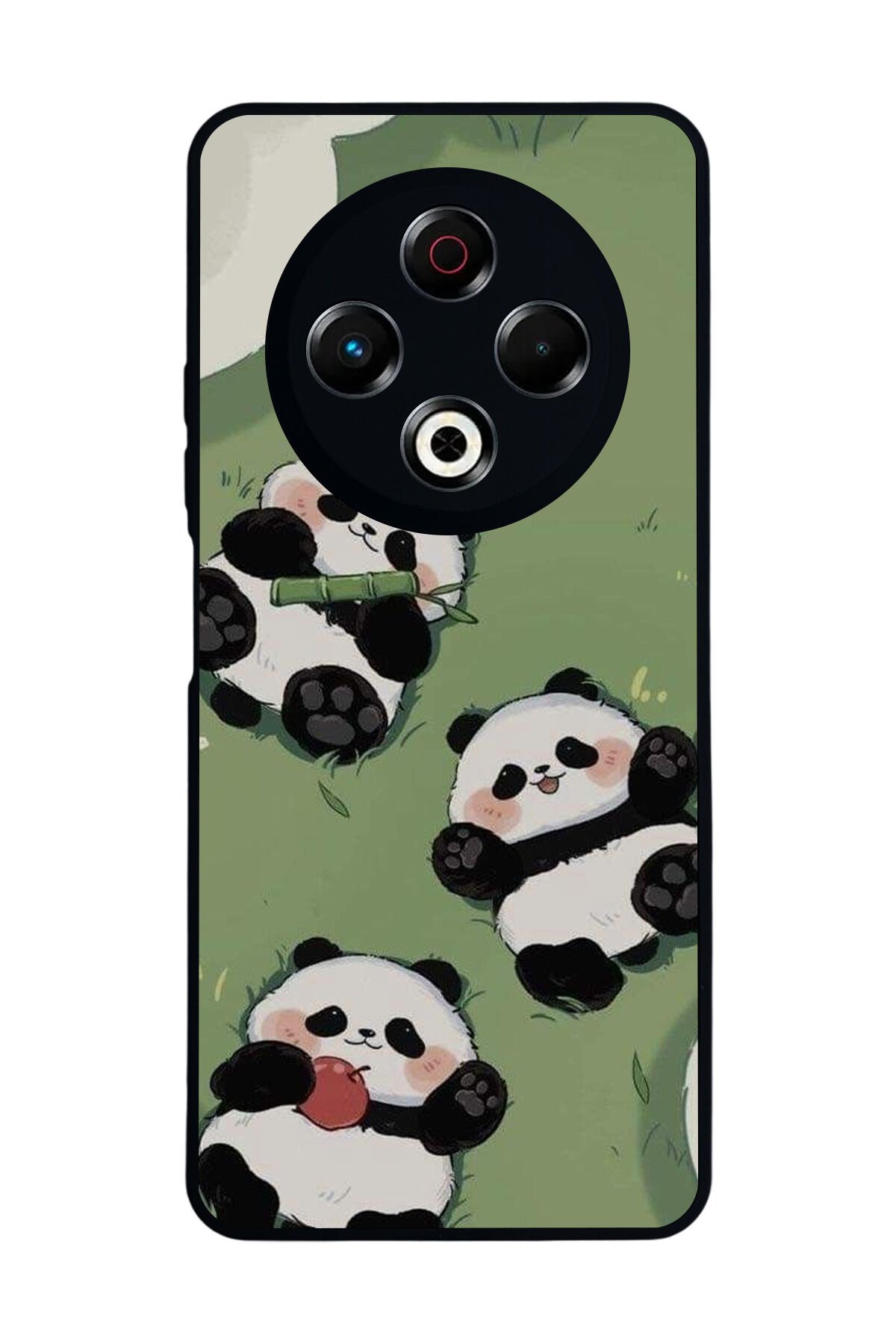 Tecno Spark 30 Uyumlu Panda Tasarımlı Glossy Premium Kılıf