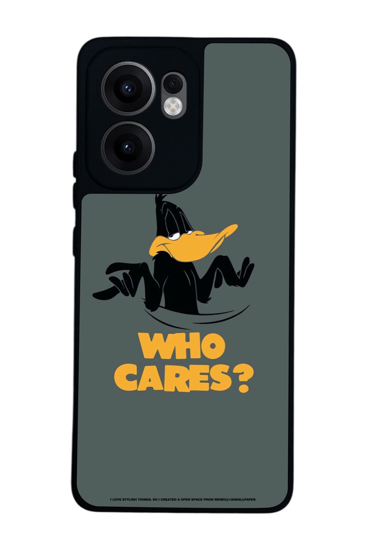 Oppo Reno 13F Uyumlu Daffy duck Tasarımlı Glossy Premium Kılıf