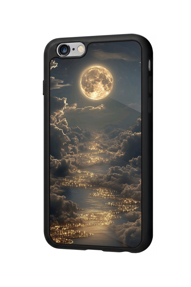 iPhone 6s Plus Uyumlu Ay Tasarımlı Glossy Premium Kılıf