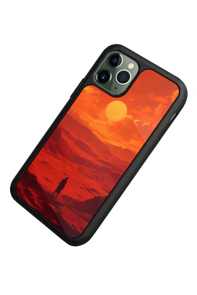 iPhone 11 Pro Max Uyumlu Güneş Tasarımlı Glossy Premium Kılıf