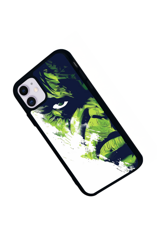 iPhone 11 Uyumlu Hulk Tasarımlı Glossy Premium Kılıf