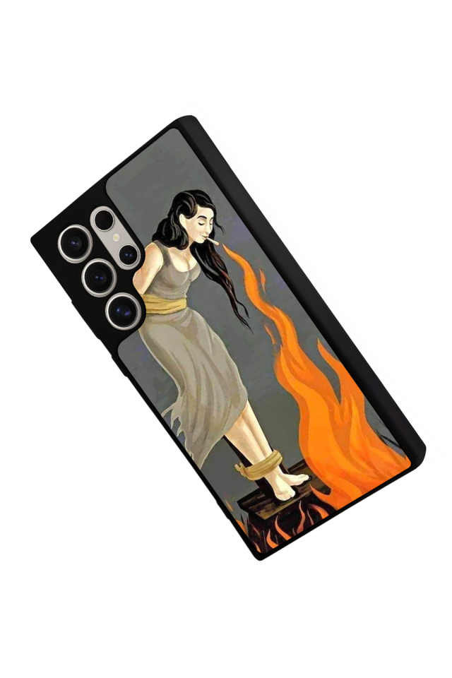 Samsung Galaxy S22 Ultra Uyumlu Kalp Love Tasarımlı Glossy Premium Kılıf