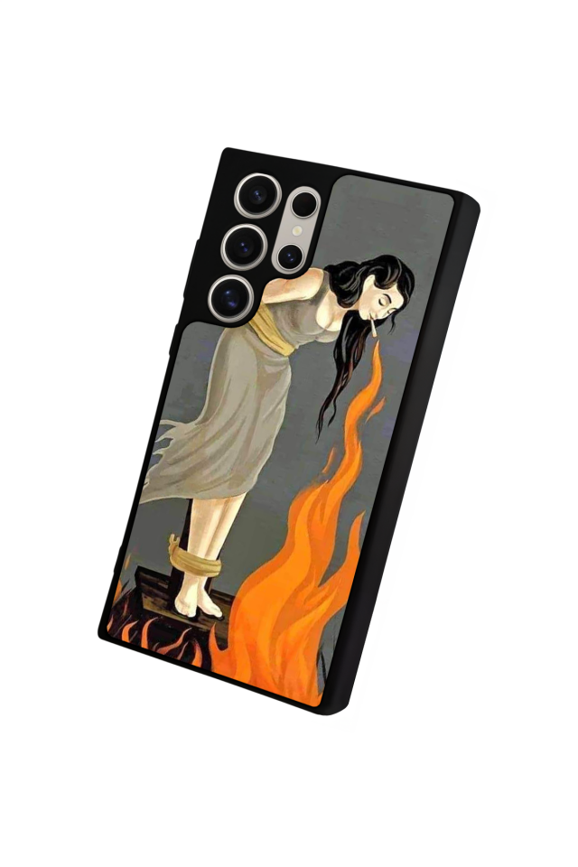 Samsung Galaxy S22 Ultra Uyumlu Kalp Love Tasarımlı Glossy Premium Kılıf