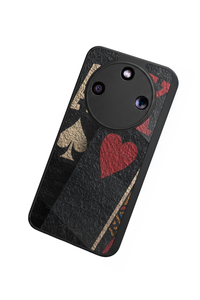 Honor Magic 8 Lite Uyumlu Kart Tasarımlı Glossy Premium Kılıf