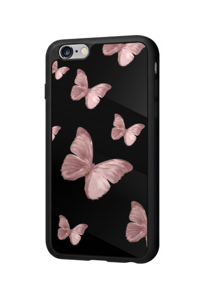 iPhone 6 Plus Uyumlu Kelebek Tasarımlı Glossy Premium Kılıf
