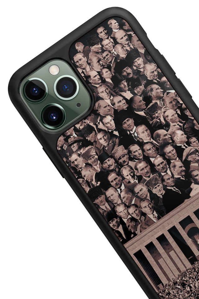 iPhone 11 Pro Uyumlu Mustafa Kemal Ataturk Tasarımlı Glossy Premium Kılıf