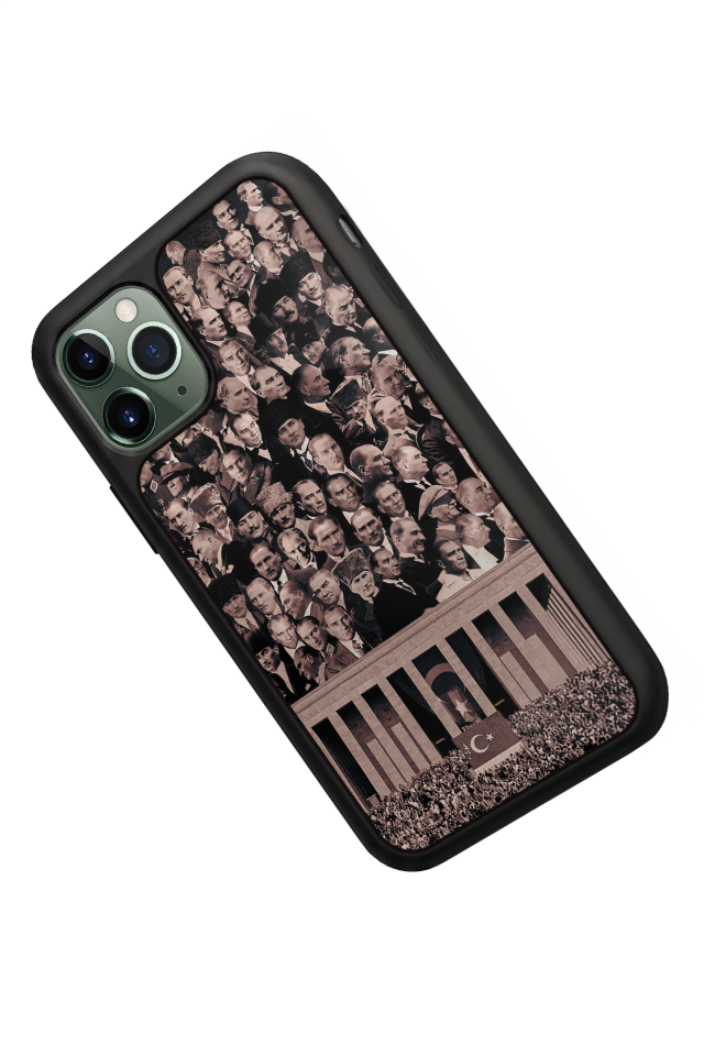 iPhone 11 Pro Uyumlu Mustafa Kemal Ataturk Tasarımlı Glossy Premium Kılıf