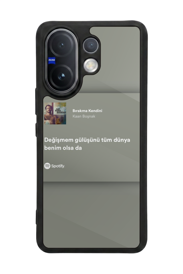 Vivo V60 Uyumlu Sarki Sozleri Tasarımlı Glossy Premium Kılıf