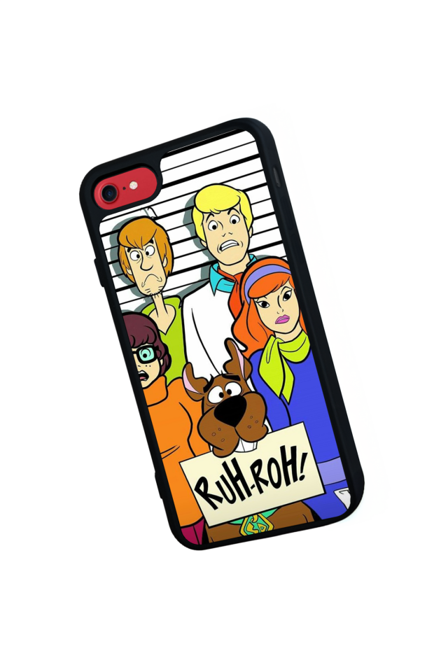 iPhone SE Uyumlu Scooby Doo Tasarımlı Glossy Premium Kılıf