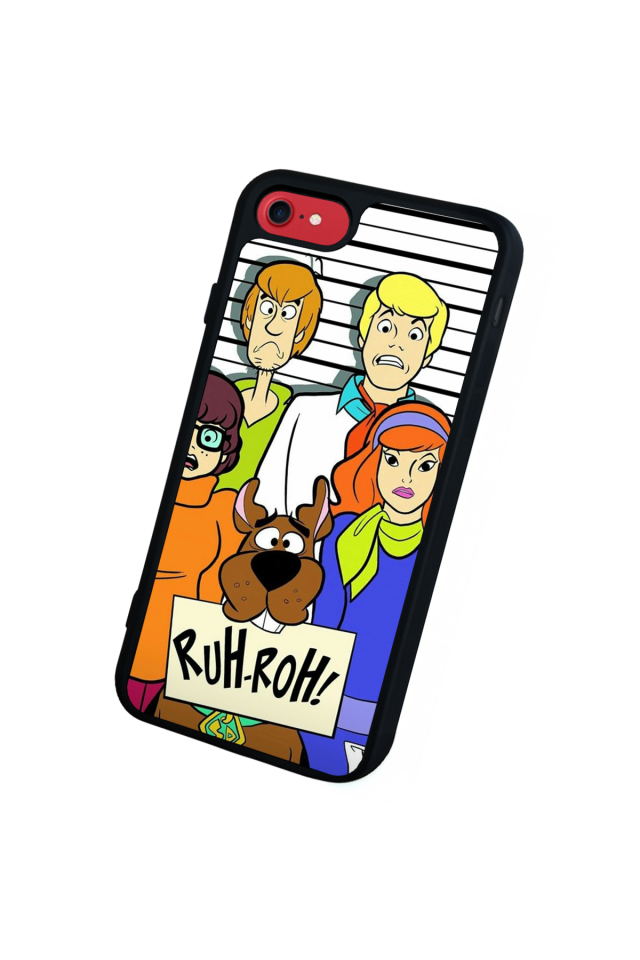 iPhone SE Uyumlu Scooby Doo Tasarımlı Glossy Premium Kılıf