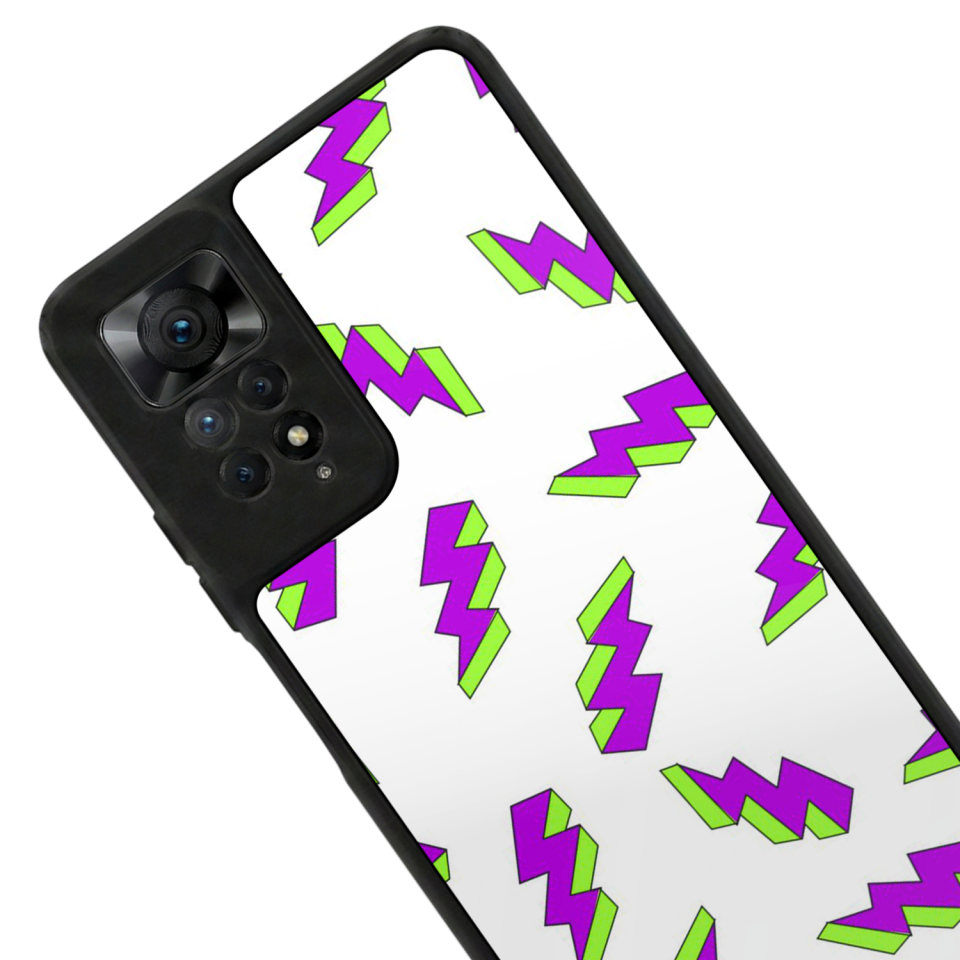 Xiaomi Redmi Note 11 Pro Uyumlu Simsek Tasarımlı Glossy Premium Kılıf