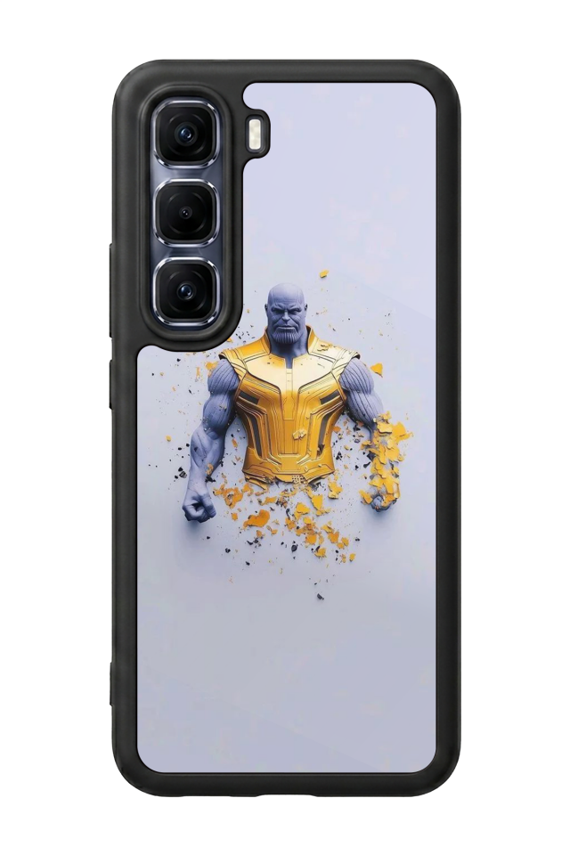 Infinix Hot 60 Pro Plus Uyumlu Thanos Tasarımlı Glossy Premium Kılıf