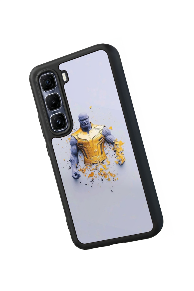 Infinix Hot 60 Pro Plus Uyumlu Thanos Tasarımlı Glossy Premium Kılıf