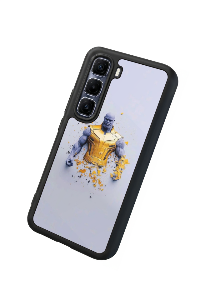Infinix Hot 60 Pro Plus Uyumlu Thanos Tasarımlı Glossy Premium Kılıf