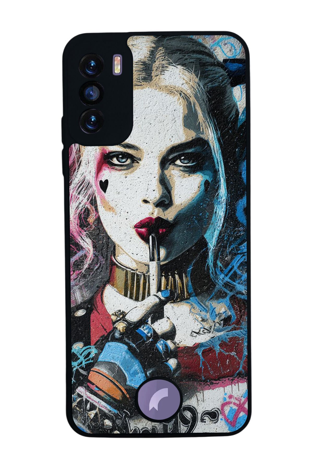 Reeder S19 Max Pro S Uyumlu HarleyQueen Tasarımlı Glossy Premium Kılıf