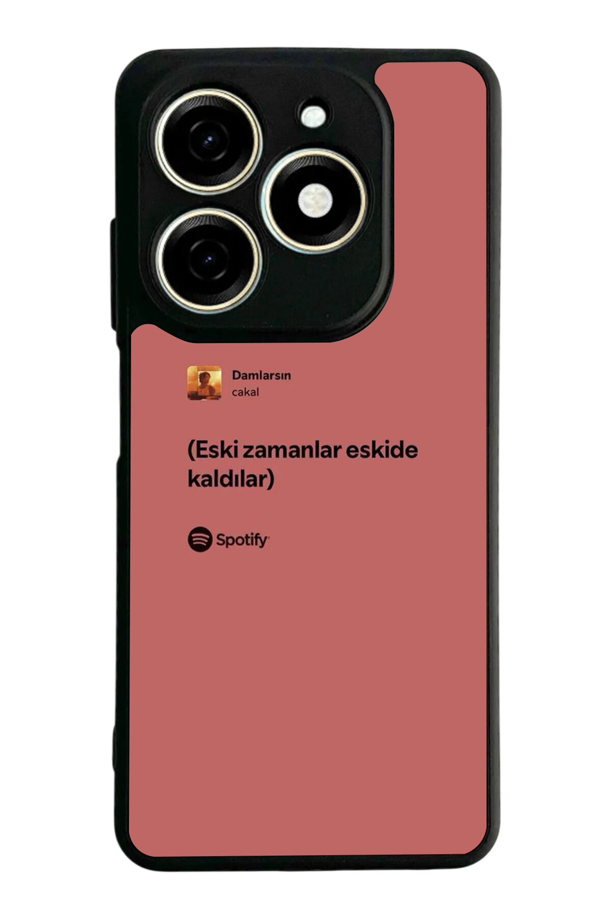 Tecno Spark 20/20C Uyumlu Sarki Sozleri Tasarımlı Glossy Premium Kılıf
