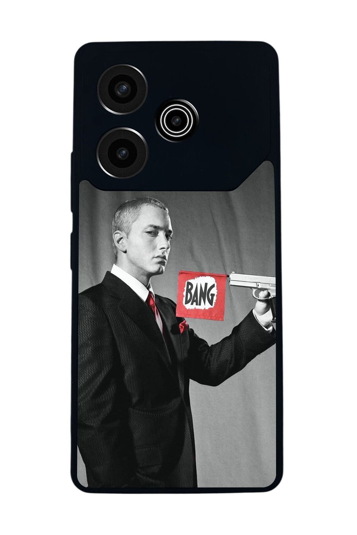 Tecno Pova 6 Uyumlu Eminem Tasarımlı Glossy Premium Kılıf