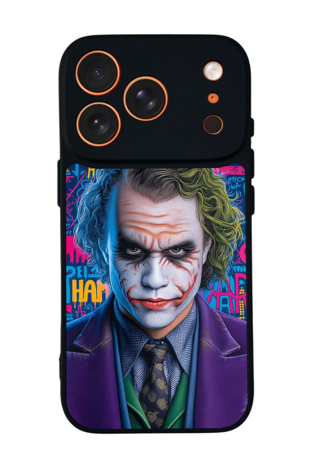 iPhone 17 Pro Uyumlu Joker Tasarımlı Glossy Premium Kılıf