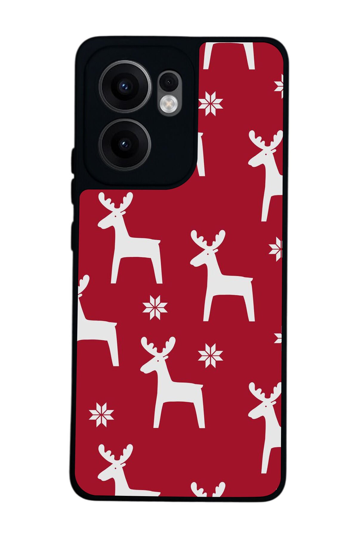 Oppo Reno 13F Uyumlu Yilbasi Christmas Tasarımlı Glossy Premium Kılıf
