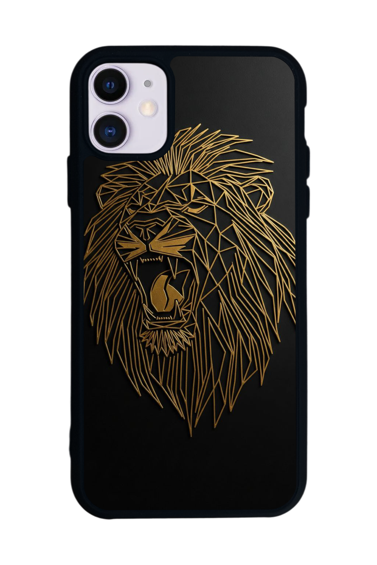 iPhone 11 Uyumlu Aslan Tasarımlı Glossy Premium Kılıf