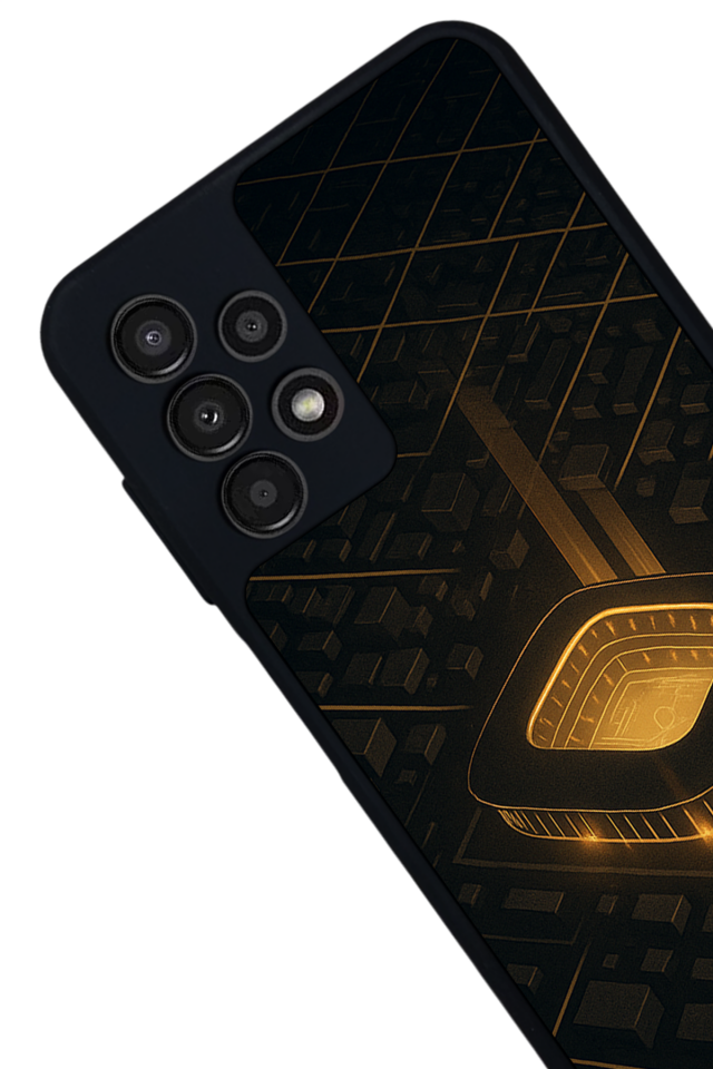 Samsung Galaxy A13 Uyumlu Aslan Tasarımlı Glossy Premium Kılıf